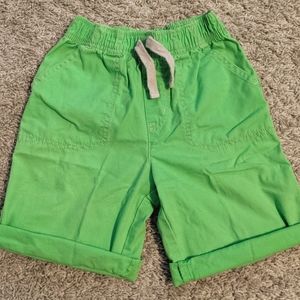 Jumping Beans lime green pull on cotton shorts 7